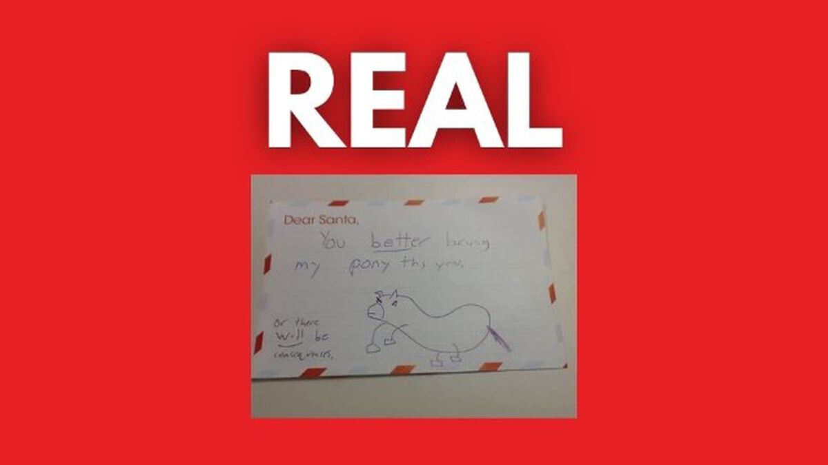 Dear Santa: Real or Fake image number null